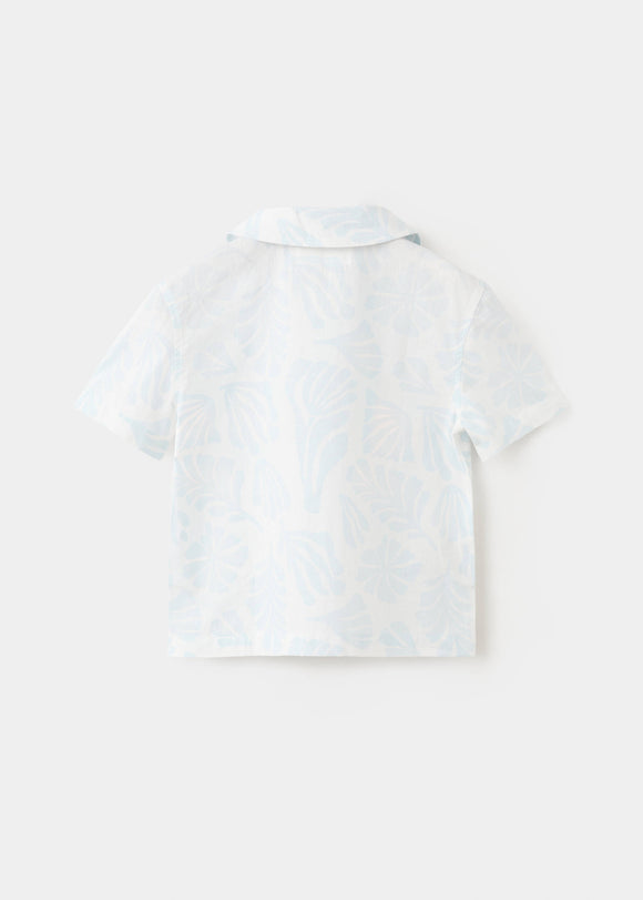 MANGO CORFU 27016729-01 MANGO KIDS BABY BOY SHIRT SHORT SLEEVE