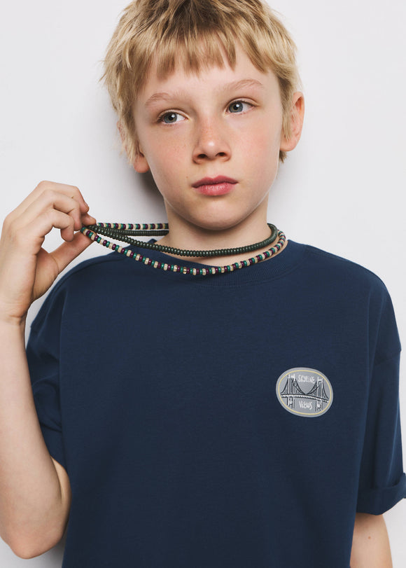 MANGO SKYLINE 27016732-56 MANGO KIDS BOY T-SHIRT SHORT SLEEVE