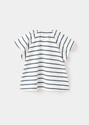 MANGO STRIP 27016738-56 MANGO KIDS BABY GIRL T-SHIRT SHORT SLEEVE-2