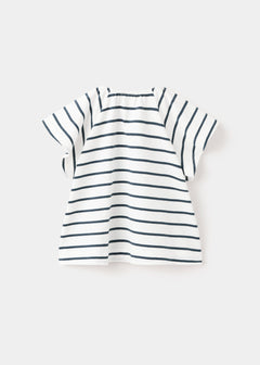 MANGO STRIP 27016738-56 MANGO KIDS BABY GIRL T-SHIRT SHORT SLEEVE