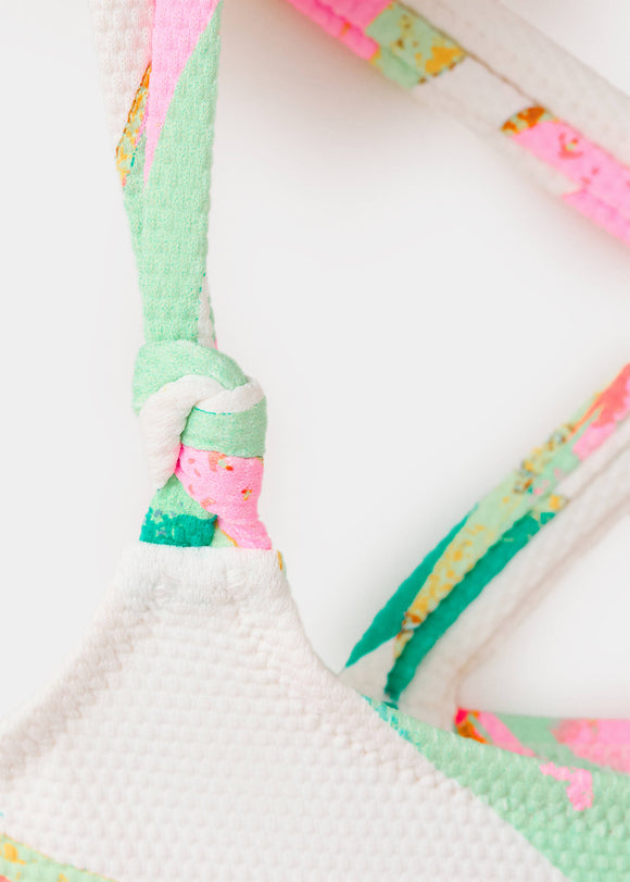 MANGO ORANGEKG 27017900-01 MANGO KIDS GIRL SWIM SUIT