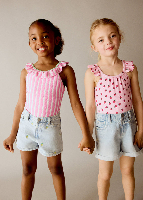 MANGO PINKBG 27017902-85 MANGO BABY GIRL SWIM SUIT