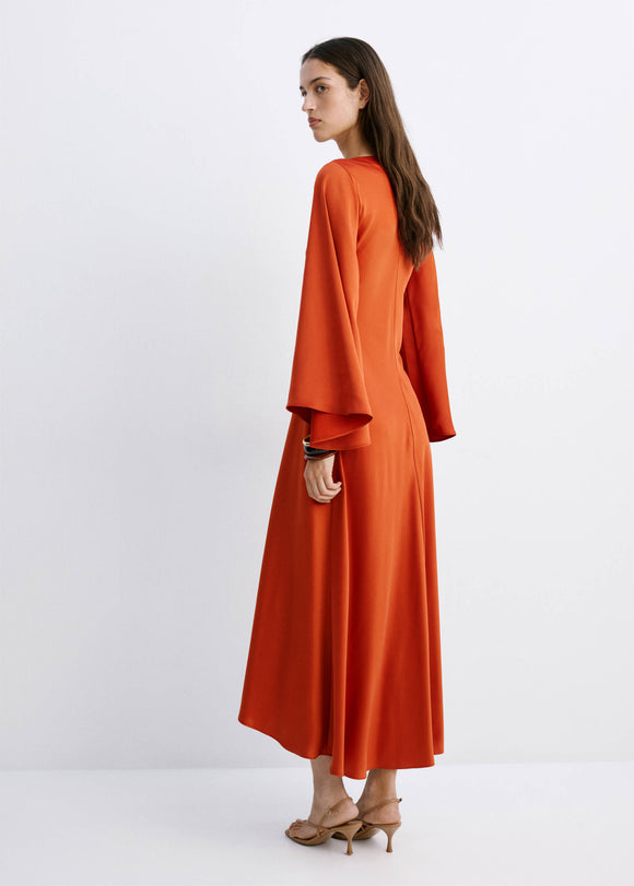MANGO ROUSE-A 27019066-79 MANGO WOMEN DRESS