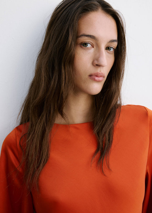 MANGO ROUSE-A 27019066-79 MANGO WOMEN DRESS
