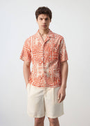 MANGO MADRASP 27019210-25 MANGO MAN SHIRT SHORT SLEEVE-1