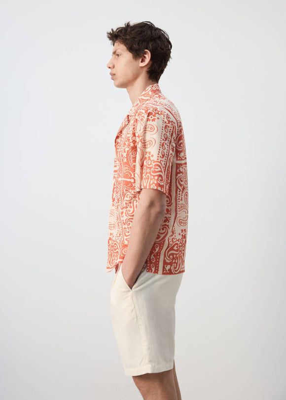 MANGO MADRASP 27019210-25 MANGO MAN SHIRT SHORT SLEEVE