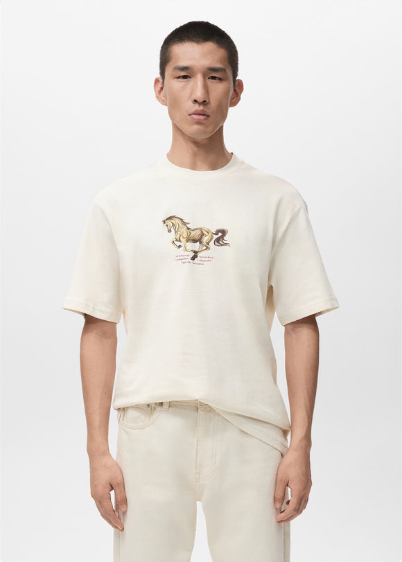 MANGO APOLLOH-H 27021240-05 MANGO MAN T-SHIRT SHORT SLEEVE