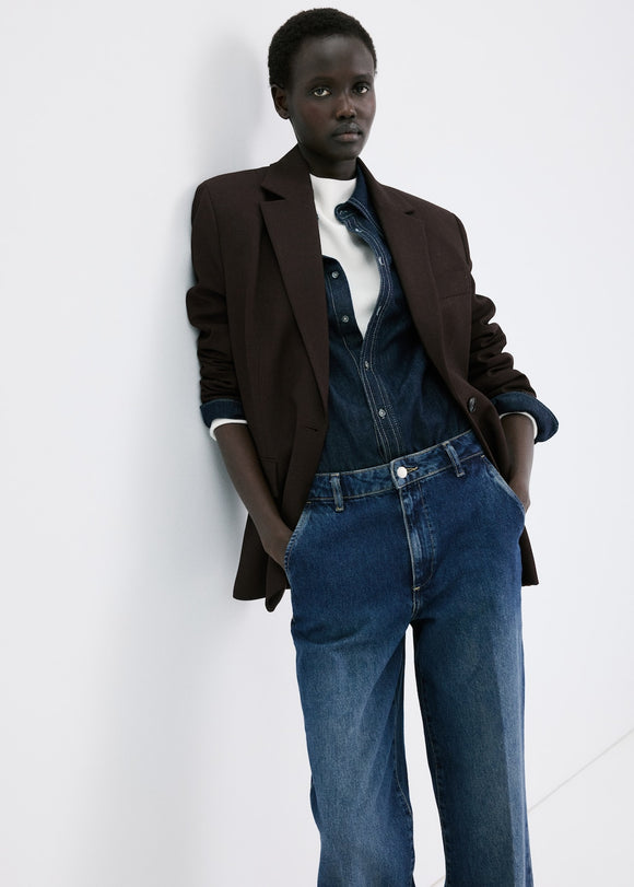 MANGO MAE 27021318-TO MANGO WOMEN DENIM JEANS