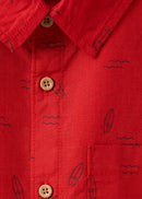 MANGO SURF 27021508-70 MANGO KIDS BOY SHIRT SHORT SLEEVE-2