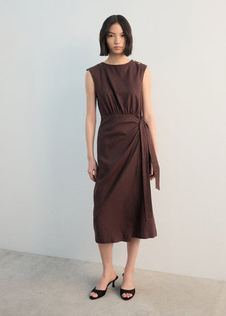 MANGO GIN-H 27022548-32 MANGO WOMEN DRESS FULL LENGTH