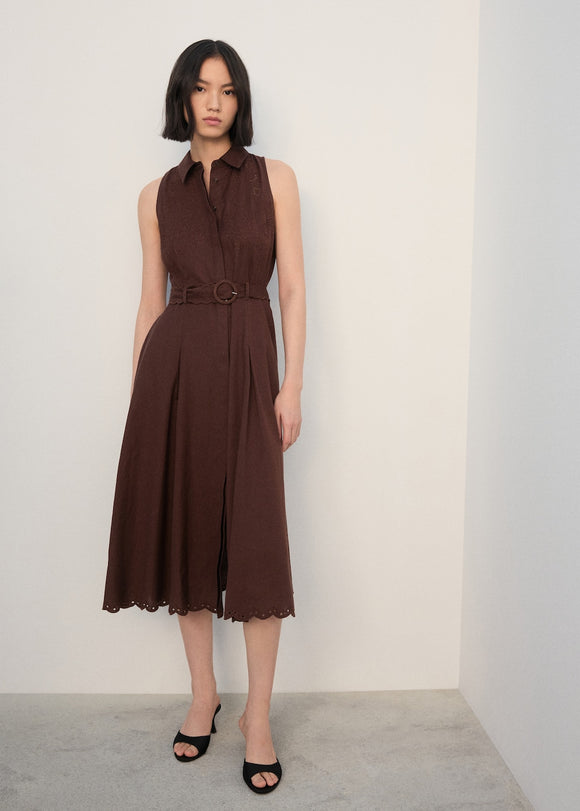 MANGO BLOOMER-H 27022552-30 MANGO WOMEN DRESS FULL LENGTH