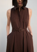 MANGO BLOOMER-H 27022552-30 MANGO WOMEN DRESS FULL LENGTH-4