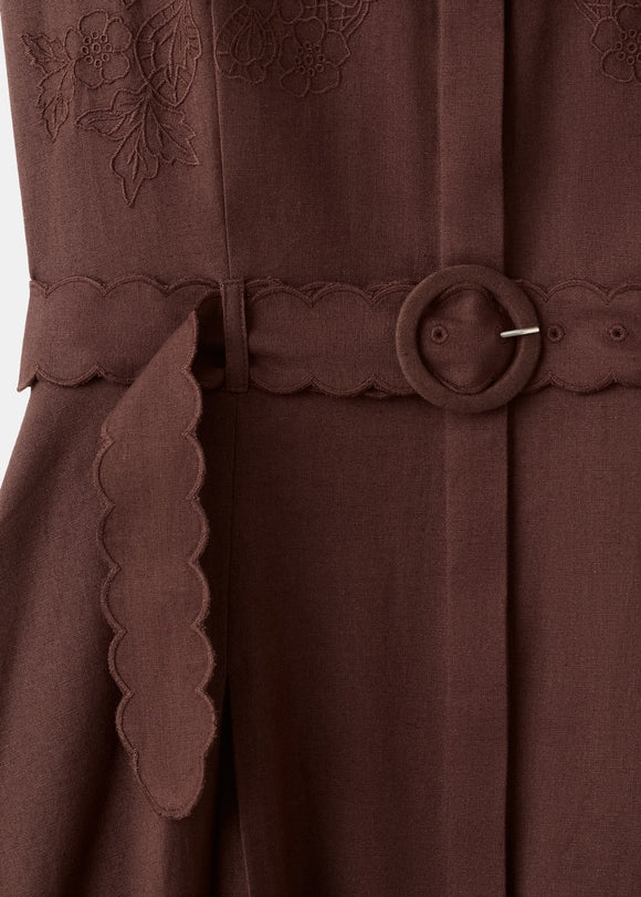 MANGO BLOOMER-H 27022552-30 MANGO WOMEN DRESS FULL LENGTH