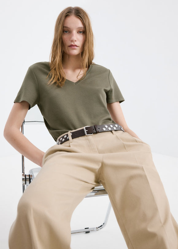 MANGO RITAPI 27024092-37 MANGO WOMEN T-SHIRT SHORT SLEEVE