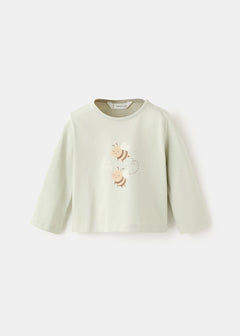 MANGO BEE 27024412-43 MANGO KIDS NEW BORN BABY T-SHIRT SHORT SLEEVE