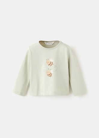 MANGO BEE 27024412-43 MANGO KIDS NEW BORN BABY T-SHIRT SHORT SLEEVE