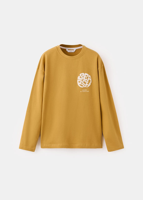 MANGO SEARCH 27024414-16 MANGO KIDS BOY T-SHIRT LONG SLEEVE