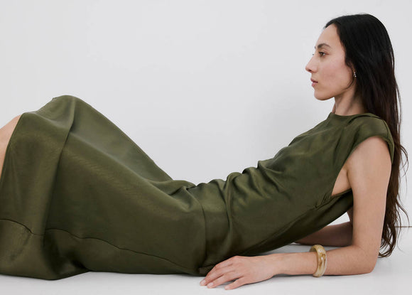 MANGO GANTE3 27025826-43 MANGO WOMEN DRESS FULL LENGTH