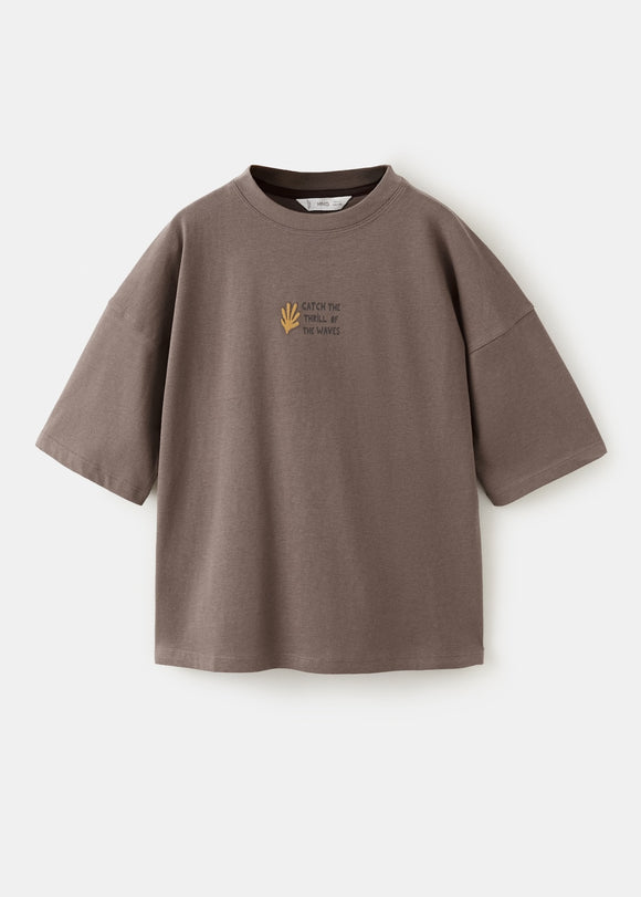 MANGO SPELL 27026341-30 MANGO KIDS BOY T-SHIRT SHORT SLEEVE