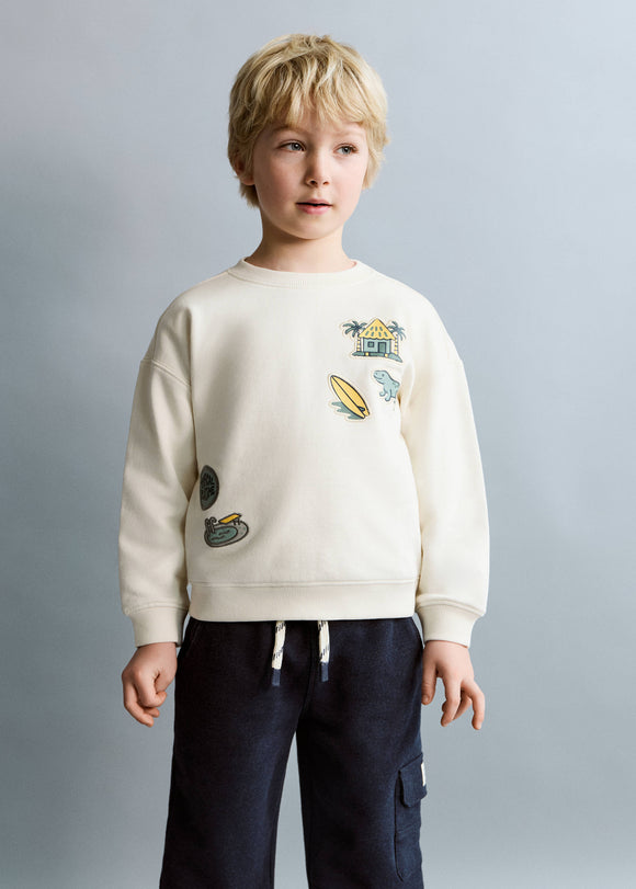 MANGO MSTICKER 27026344-03 MANGO KIDS BABY BOY SWEATER