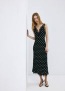 MANGO SILVERI 27027935-99 MANGO WOMEN DRESS FULL LENGTH-5