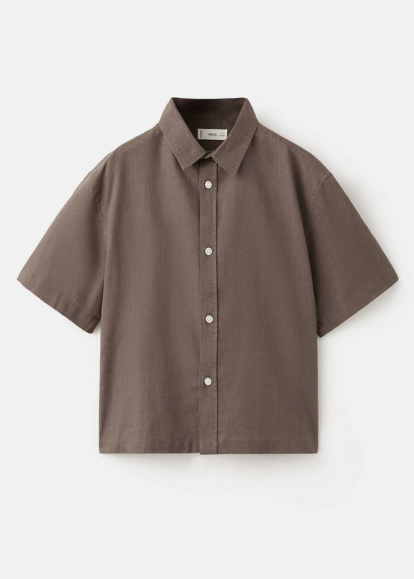 MANGO TORTUGA 27028266-30 MANGO KIDS BOY SHIRT SHORT SLEEVE