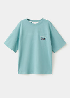 MANGO A2PETROL 27028272-46 MANGO KIDS BOY T-SHIRT SHORT SLEEVE