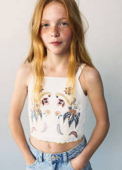 MANGO DALLAS 27028660-01 MANGO KIDS GIRL BLOUSE