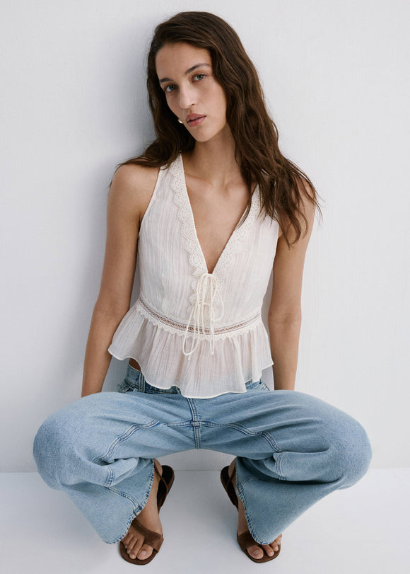 MANGO ELENA 27029078-05 MANGO WOMEN TOP