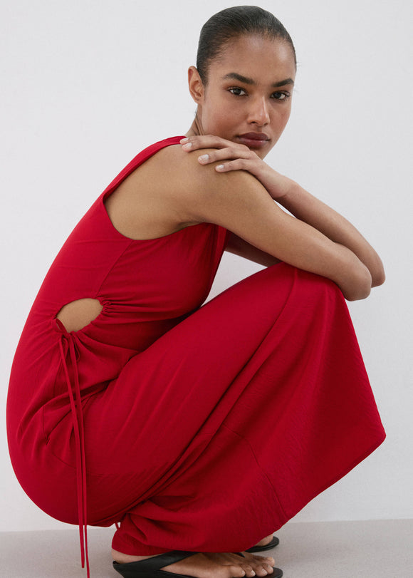 MANGO RED2 27029080-70 MANGO WOMEN DRESS