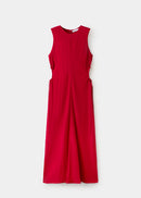 MANGO RED2 27029080-70 MANGO WOMEN DRESS-5