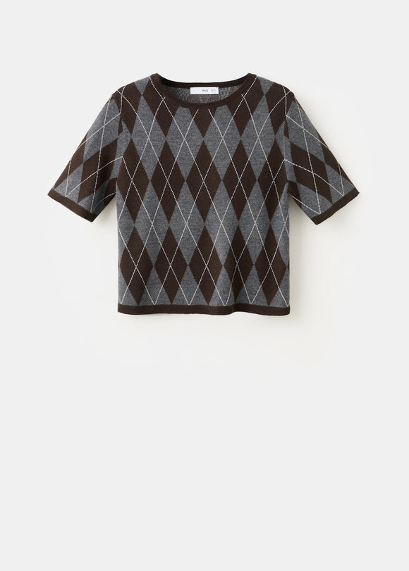 MANGO ROMBUS 27031337-92 MANGO WOMEN SWEATER