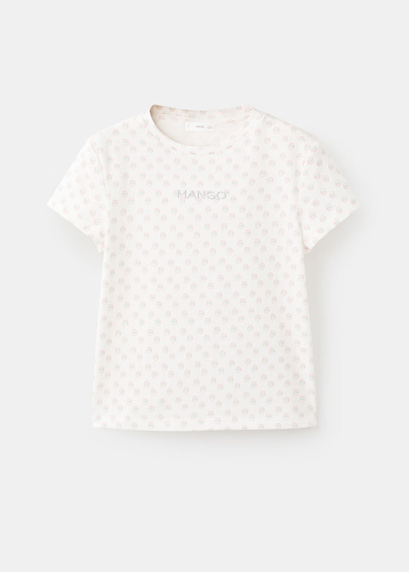 MANGO MNGFI 27031510-02 MANGO KIDS GIRL T-SHIRT SHORT SLEEVE
