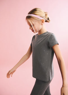 MANGO STUD 27031537-95 MANGO KIDS GIRL T-SHIRT SHORT SLEEVE