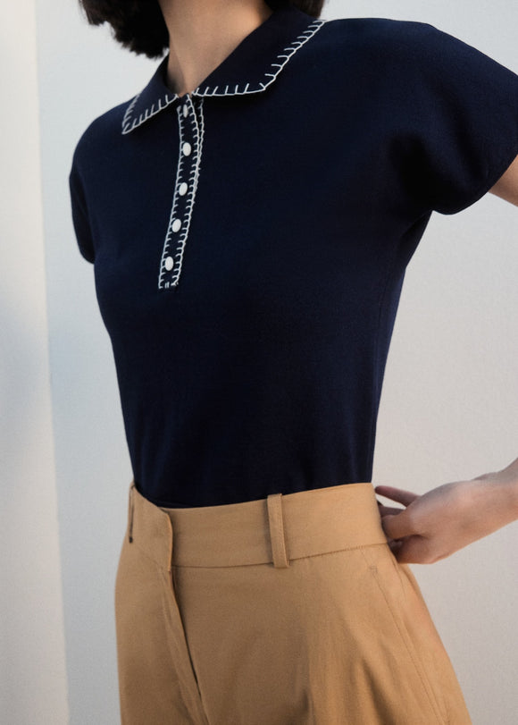 MANGO POLORA-H 27032541-56 MANGO WOMEN SWEATER