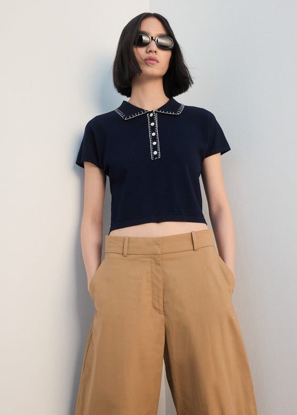 MANGO POLORA-H 27032541-56 MANGO WOMEN SWEATER