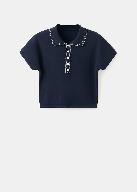 MANGO POLORA-H 27032541-56 MANGO WOMEN SWEATER