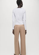 MANGO MURMA 27033306-50 MANGO WOMEN T-SHIRT LONG SLEEVE-3