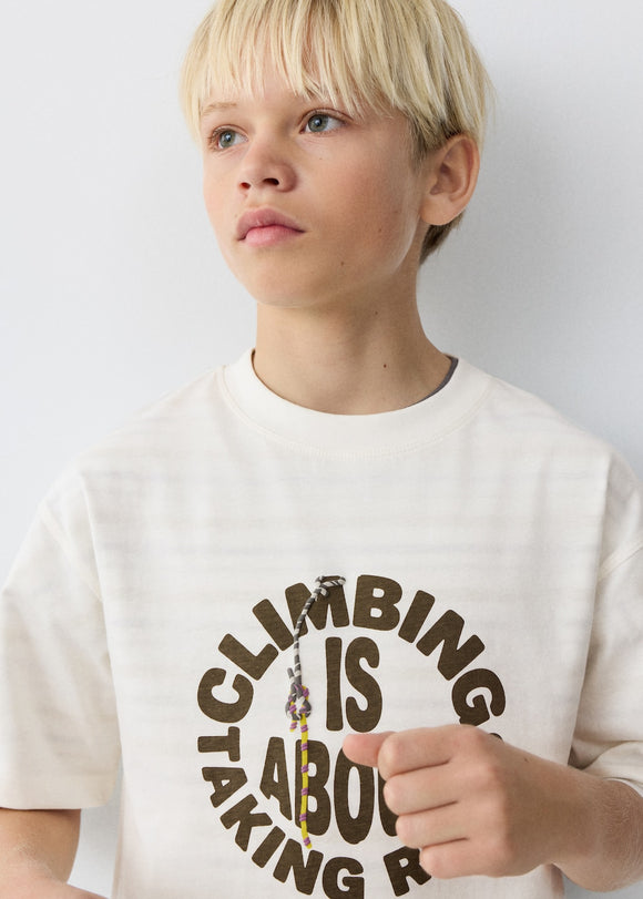 MANGO ECLIMB 27033711-02 MANGO KIDS BOY T-SHIRT SHORT SLEEVE