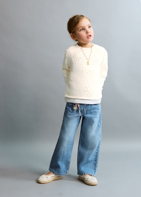 MANGO BARLEYB 27033713-05 MANGO KIDS BABY GIRL SWEATER