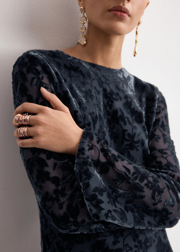 MANGO SALVA-A 27034083-57 MANGO WOMEN DRESS FULL LENGTH