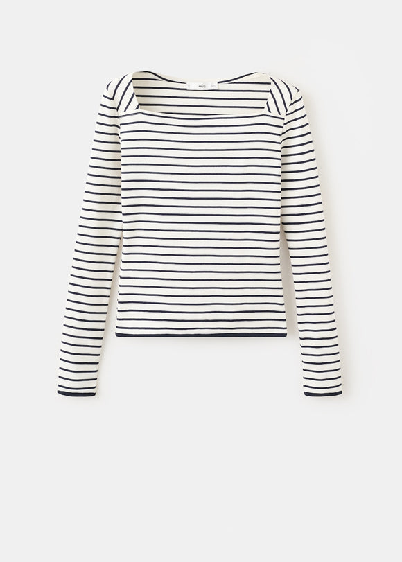 MANGO PORTA 27034087-02 MANGO WOMEN T-SHIRT LONG SLEEVE