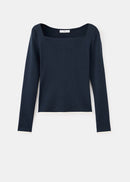 MANGO PORTA 27034087-56 MANGO WOMEN T-SHIRT LONG SLEEVE-5