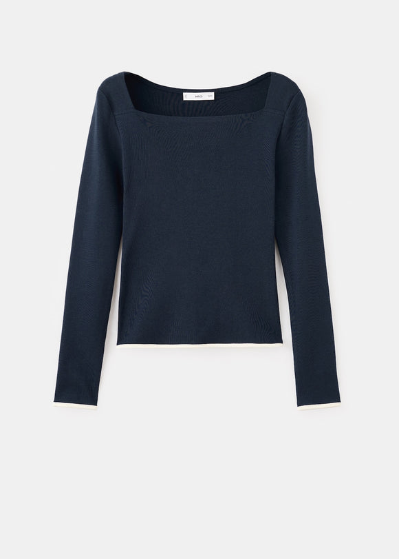 MANGO PORTA 27034087-56 MANGO WOMEN T-SHIRT LONG SLEEVE