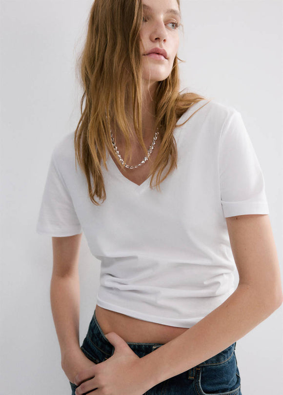 MANGO CHALSPI 27034091-01 MANGO WOMEN T-SHIRT SHORT SLEEVE