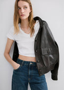 MANGO CHALSPI 27034091-01 MANGO WOMEN T-SHIRT SHORT SLEEVE-5