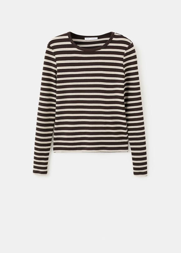 MANGO PAUL 27034095-30 MANGO WOMEN T-SHIRT LONG SLEEVE