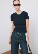 MANGO LIRIO 27035826-56 MANGO WOMEN T-SHIRT SHORT SLEEVE-1