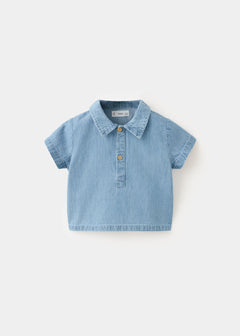 MANGO JEREZ 27036722-TC MANGO KIDS NEW BORN BABY SHIRT