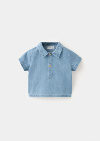 MANGO JEREZ 27036722-TC MANGO KIDS NEW BORN BABY SHIRT